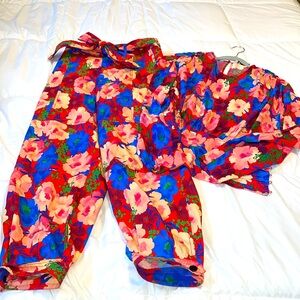 Zara floral two-piece set.